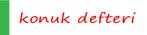 konuk defteri.
